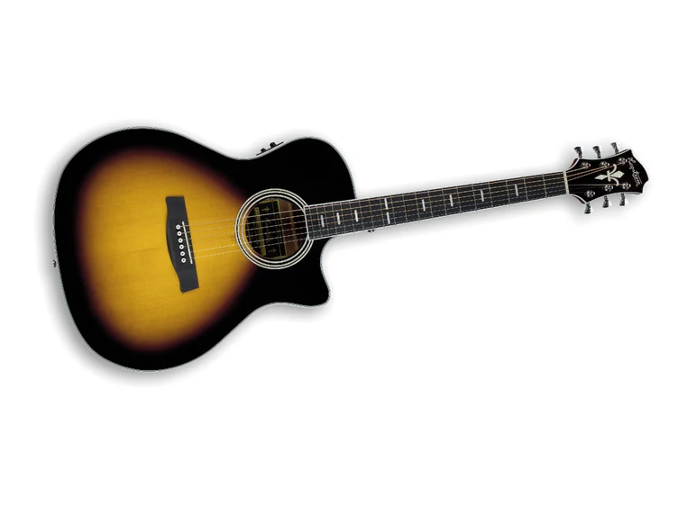 Hagstrom Siljan II Grand Auditorium CE Tobacco Sunburst 