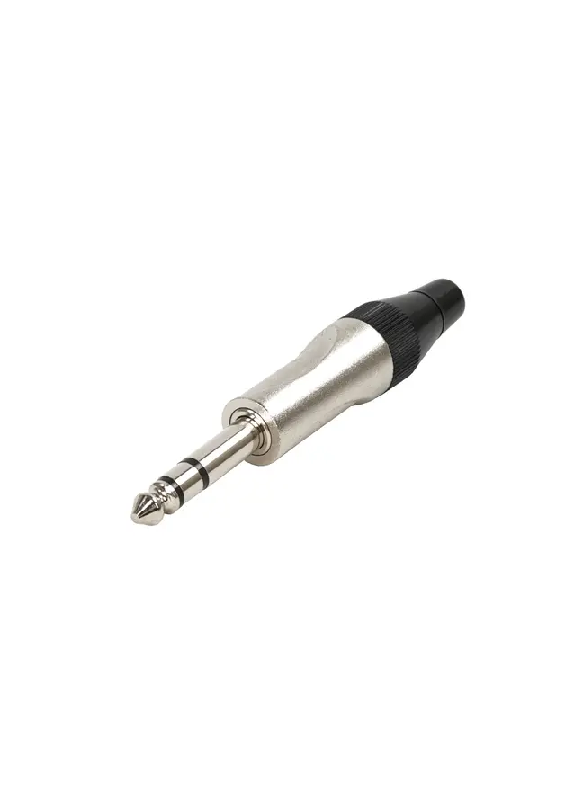 EA jack plugg stereo sølv finish 