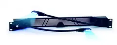 Adam Hall racklys 2 svanehalser LED 19 1U