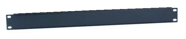 Blindpanel 19" 1 unit stål 