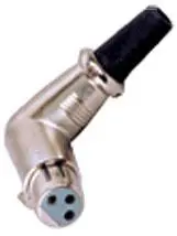 EA xlr plugg 3p vinklet (F) 