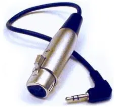 Hosa XVM101 kab XLRF-stereo mini jack 30 centimeter lengde