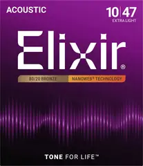 Elixir Nanoweb ak.gitar 6str. X Light (010-047) 11002