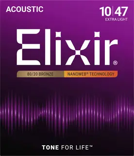 Elixir Nanoweb ak.gitar 6str. X Light (010-047) 11002