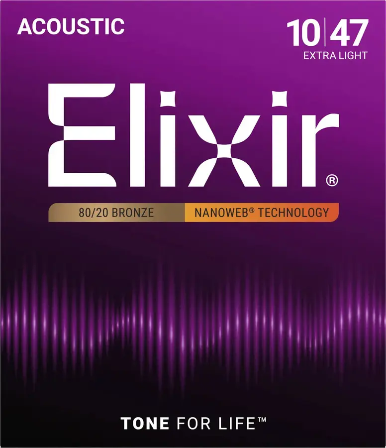 Elixir Nanoweb ak.gitar 6str. X Light (010-047) 11002 