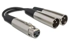 Hosa YXM121 Y-kab XLRF/2xXLRM