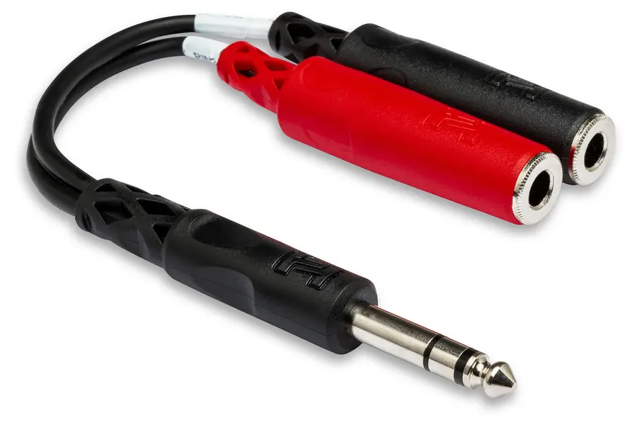 Hosa YPP117 Y-kab StJ/2xMono Jack Hun 