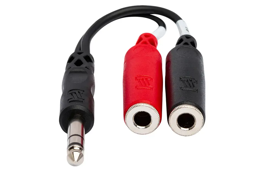 Hosa YPP117 Y-kab StJ/2xMono Jack Hun 