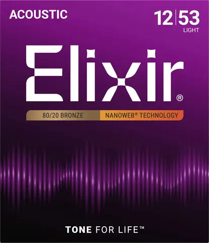 Elixir Nanoweb ak.gitar 6str. Light (012-053) 11052