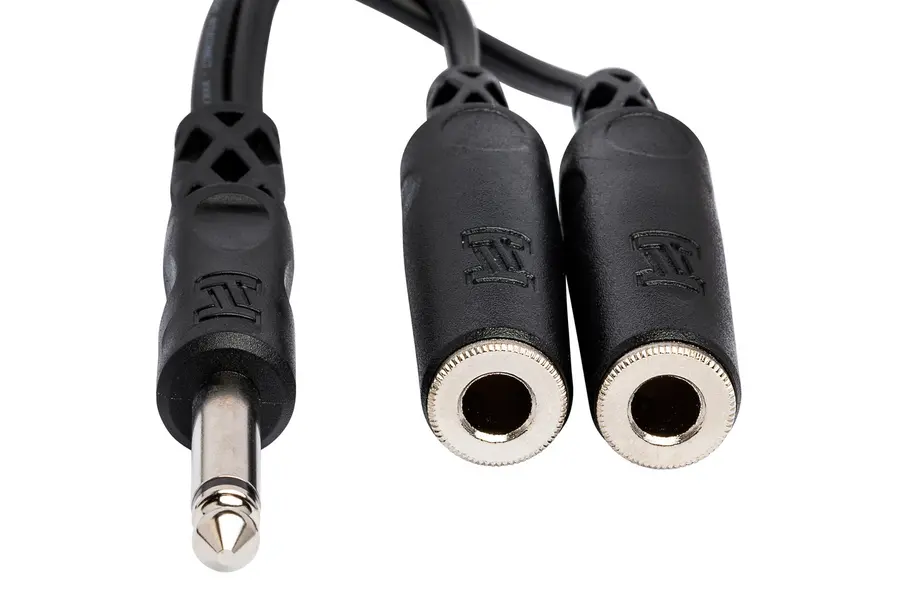 Hosa YPP111 Y-kabel Jack mono (Male) - 2 x Jack mono(Female) 