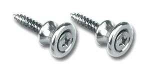 Gibson S&amp;A EP020 Strap buttons Aluminium (2pk)