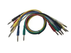 EA patchkabelsett 6 stk 60cm stereo jack-jack