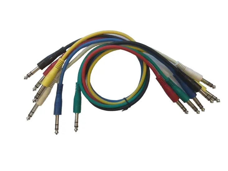 EA patchkabelsett 6 stk 60cm stereo jack-jack 