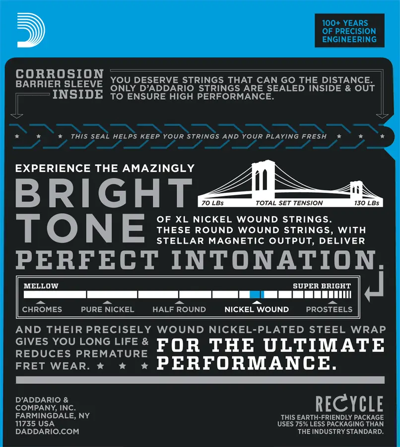 D'Addario ESXL-110 El. git. (010-046) 