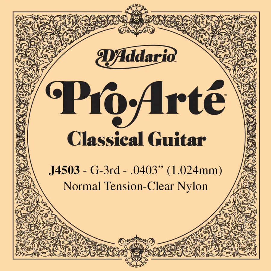 D'Addario G-3 J-4503 Pro Arte` Normal 