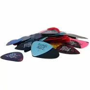 Ernie Ball EB-9108 Plastplekter - ass farger Thin
