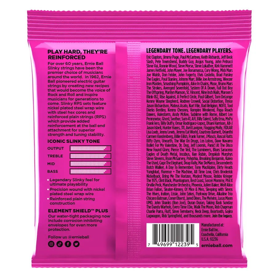 Ernie Ball EB-2239 RPS Super Slinky 009-042 