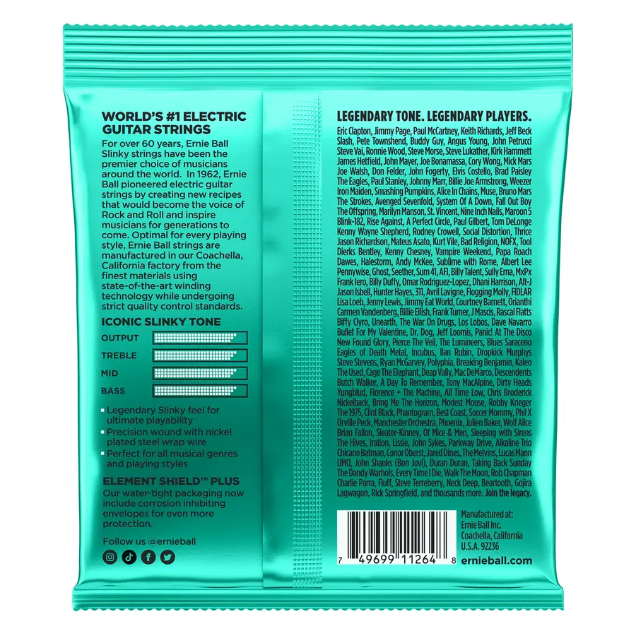 Ernie Ball EB-2626 Slinky Nickelwound Not Even Slinky 012-05 