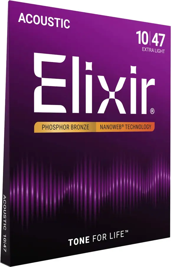 Elixir Phosphor Bronze ak.gitar 6str. (010-047) X. Light 16002 