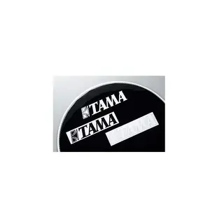 Tama Klistremerke hvit logo - TLS100 WH
