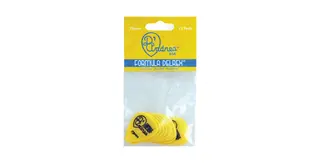 D'Andrea Plektre TD351-73MD Delrex 0,73mm Yellow plekter 12-pakning