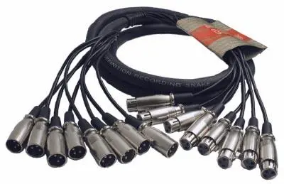 Hosa XLR803 kab XLR x 8 3m 