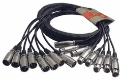 Hosa XLR805 kab XLR/M-F x 8 5 m
