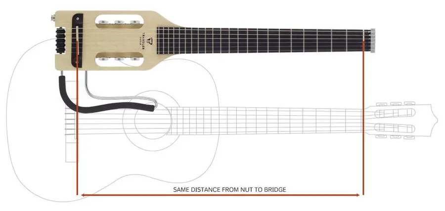 Traveler Guitar Ultra-Light Nylon Reisegitar med nylonstrenger 