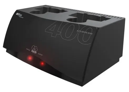 AKG CU400 ladestasjon inkl PSU for to WMS 40 og WMS450 sendere 
