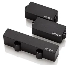 EMG-PJ-X PREC./JAZZB. SETT Bass aktiv Black