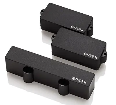 EMG-PJ-X PREC./JAZZB. SETT Bass aktiv Black 
