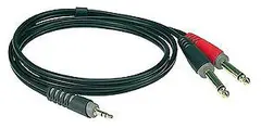 Klotz Y-kabel Stmjx2J mono 6 m