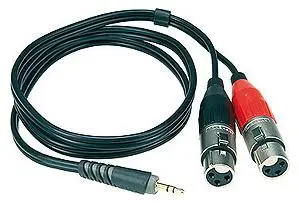 Klotz Y-kabel Stmjx2xXLRF 1 m 