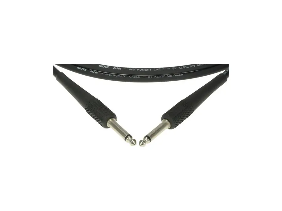 Klotz gitarkabel 6 m sort 