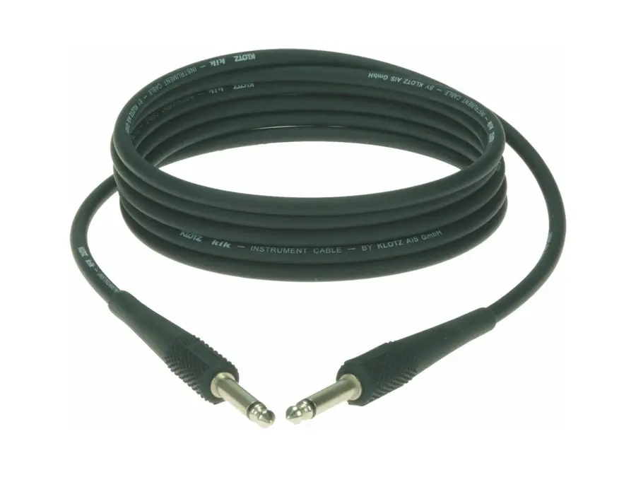 Klotz gitarkabel 6 m sort 