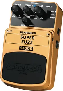 Behringer SF300 - Super Fuzz 3-Mode Fuzz Distortion Effects Pedal