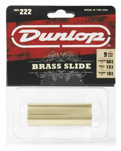 Dunlop 222  Brass Slide, Medium Wall, Medium