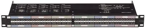 Neutrik bantam jack 2x48 halvn Patch, klemmefeste 