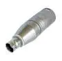 Neutrik overgang XLRM-BNC