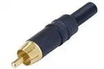 Neutrik phono kab.plugg M hvit
