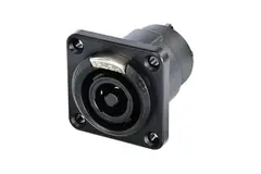 Neutrik NLT4FP-BAG Speakon ch hun metall sort