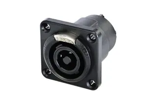 Neutrik NLT4FP-BAG Speakon ch hun metall sort