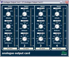 BSS Soundweb London 4-kanals analogt utgangskort