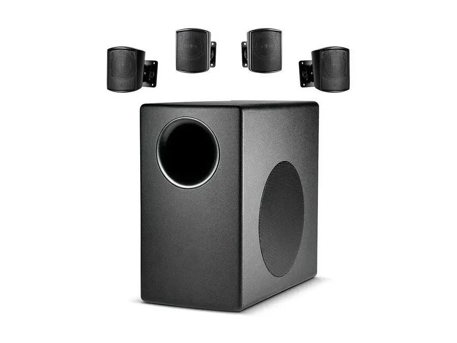 Høyttalersystem med 4 stk C52 satelitter og C50S/T subbass, 