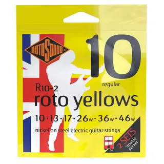 Rotosound R-10-2 Roto Yellows (010-046) Double Decker