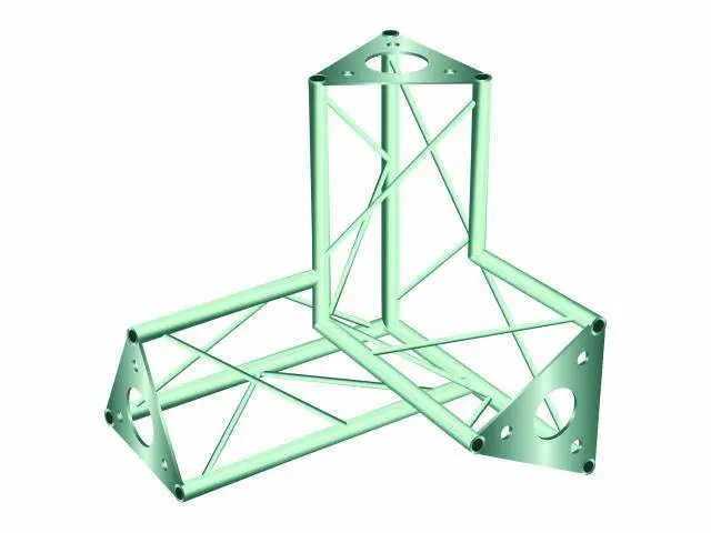 Decotruss SAL-34 corner 3-way / left silver 
