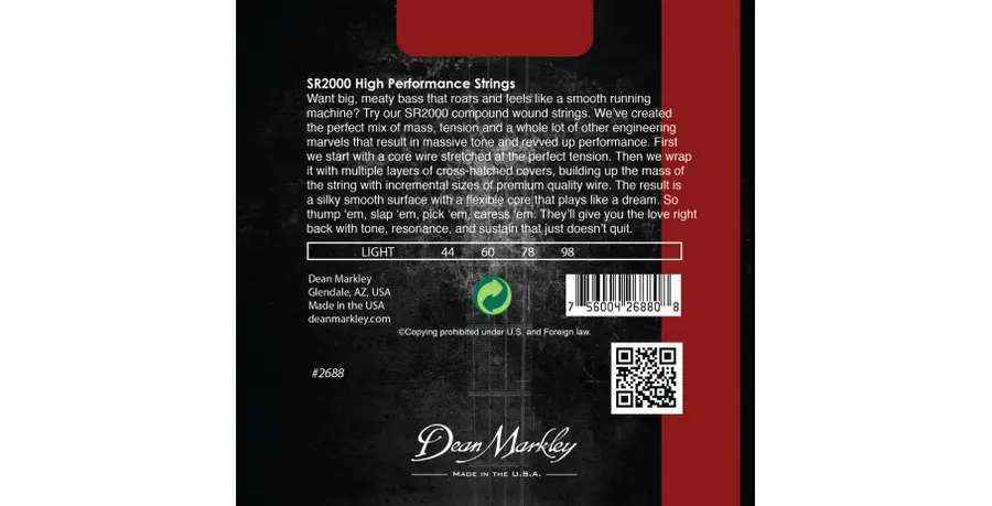 Dean Markley 2688 Bass SR2000 LT (044-098) 