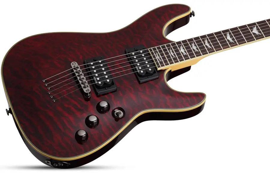 Schecter Omen 6 Extreme Black Cherry 