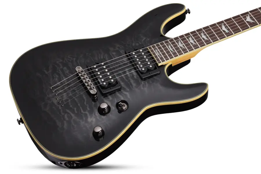 Schecter Omen 6 Extreme See Through Black 