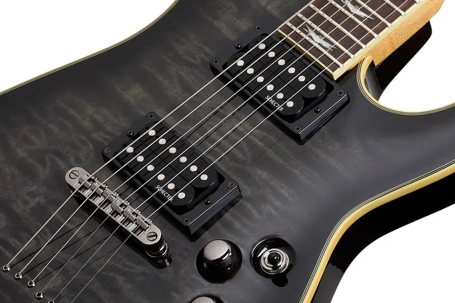 Schecter Omen 6 Extreme See Through Black 